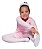 Sapatilha Ballet Infantil Meia Ponta Menina Balé Rosa \preta - Imagem 1