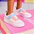 Tênis Infantil Feminino Pampili Up Recortes Colorido Casual - Imagem 5