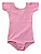 Collant Ballet/ Meia Manga - Rosa/Preto - Imagem 5