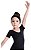 Collant Ballet/ Meia Manga - Rosa/Preto - Imagem 3