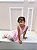 Collant Regata com saia embutida, Ballet - Rosa/Preto - Imagem 3