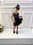 Collant Regata com saia embutida, Ballet - Rosa/Preto - Imagem 2
