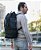 Mochila Cargo Redonda 28L de academia em Couro legítimo e Lona - Imagem 6