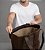Bolsa Tote Masculina Day em Couro Legítimo e Lona Premium - Imagem 7