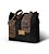 Bolsa Tote Masculina Day em Couro Legítimo e Lona Premium - Imagem 2