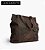 Bolsa Tote Masculina Day em Couro Legítimo e Lona Premium - Imagem 7
