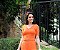Vestido Plissado Laranja - Imagem 2