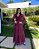 Vestido Tule Longo Marsala - Imagem 1