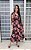 Vestido Plissado Midi Tule Floral - Imagem 2