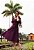 Vestido Midi Plissado Tule Roxo - Imagem 2