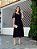 Vestido Midi Plissado Tule Preto - Imagem 3
