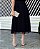 Vestido Midi Plissado Tule Preto - Imagem 4