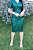 Vestido Tubinho Paetê Verde - Imagem 2