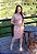 Vestido Tubinho Paetê Rosê - Imagem 1