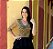 Vestido Bicolor Babados Animal Print - Imagem 1