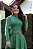 Vestido Midi Verde Gola Boba - Imagem 3
