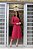 Vestido Midi Plissado Suede - Imagem 4