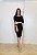 Vestido Tubinho Preto Matelado - Imagem 3