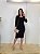 Vestido Tubinho Preto Matelado - Imagem 1