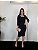 Vestido Tubinho Preto Matelado - Imagem 4
