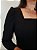 Vestido Tubinho Preto Matelado - Imagem 2