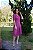 Vestido Uva Com Pregas - Imagem 2