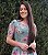 Vestido Tule Floral Verde Menta - Imagem 3