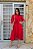 Vestido Blusê Midi Vermelho - Imagem 1