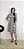Vestido Tweed Pregas Xadrez Preto e Branco - Imagem 1