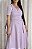 Vestido Midi Lavanda Risca de Giz - Imagem 2
