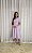 Vestido Midi Lavanda Risca de Giz - Imagem 3