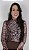Blusa Tule Animal Print Marrom - Imagem 2