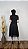 Vestido Midi Tule Preto Poás - Imagem 3