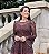 Vestido Helena Midi Tule Marrom - Imagem 2