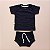 CONJUNTO CAMISETA E TAPA FRALDA - PRETO - Imagem 2
