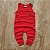 CONJUNTO MACACÃO JARDINEIRA NATAL, BODY E BABADOR - VERMELHO - Imagem 3