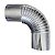 Cano Tipo Curva  / Curva 90° / Para Chaminé / Saída 115 mm / Galvanizado - Imagem 1