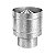 Chapéu Canhão / Para Chaminé / Ø 115 mm / Galvanizado - Imagem 1