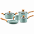Conjunto — 5 Peças — Panela Pratic Cook — Green — Mimo Style - Imagem 1