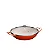 Panela Caçarola Baixa — Laranja — 30 cm — Tampa de Vidro — Cook&Chef — Mimo Style - Imagem 2