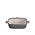 Panela Caçarola Quadrada — Cinza — 28 cm — Tampa de Vidro — Cook&Chef — Mimo Style - Imagem 1