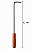 Atiçador Inox — 62cm — Churrasqueira e Fogão a Lenha — Cabo Madeira - Imagem 3