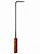 Atiçador Inox — 62cm — Churrasqueira e Fogão a Lenha — Cabo Madeira - Imagem 1