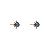 Brinco Estrela Cadente em Ouro 18K e Pérola Negra - Imagem 3