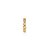 Piercing de Orelha Hortênsia em Ouro 18K e Topázios Brancos - Imagem 3