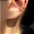 Piercing de Orelha Lil Duplo em Ouro 18K - Imagem 2