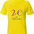CAMISETA AMARELA CURSINHO 20 DE NOVEMBRO - Imagem 1