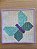 Mini Quilt Figuras - 16x16 cm - Imagem 1