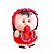 Boneca bebe Peruana de Pano Vermelho  "Ternura e Tradição Andina" 15 x 8,5 x 10 - Imagem 1