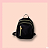 Mini Mochila Preta 25 x 25 x 08 - Imagem 1